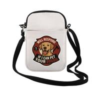 Sac à bandoulière amusant pour les amoureux des chiens de pompier EMS « Will Respond If I Can Pet Your Doggie », Can Pet Cr UK, 0