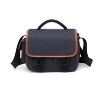 Sac à bandoulière antivol multi-usage avec sangle de trépied pour appareil photo Panasonic Lumix G100D sans miroir avec Lumix G Vario 12-32 mm f/3.5-5.6 ASPH, Noir , Taille unique, Sac