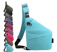 Sac à bandoulière antivol, Sac de Voyage antivol pour Homme et Femme, Sac de Poitrine Multi-Poches, Sac à bandoulière, Sac de Voyage étanche pour vélo, Camping, randonnée