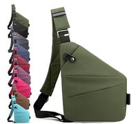 Sac à bandoulière antivol, Sac de Voyage antivol pour Homme et Femme, Sac de Poitrine Multi-Poches, Sac à bandoulière, Sac de Voyage étanche pour vélo, Camping, randonnée