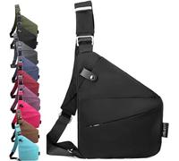 Sac à bandoulière antivol, Sac de Voyage antivol pour Homme et Femme, Sac de Poitrine Multi-Poches, Sac à bandoulière, Sac de Voyage étanche pour vélo, Camping, randonnée