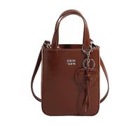 Sac à bandoulière assorti pour femme avec poignée sur le dessus, style coréen, sac à main tendance, messagers en cuir PU, style coréen, épaule pour femme, petit sac à bandoulière carré rétro, marron