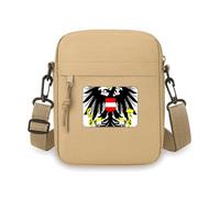 Sac à bandoulière avec emblème national de l'Autriche pour téléphone portable, sac à main, mini sac à bandoulière