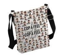 Sac à bandoulière avec inscription « If Cop A Feel I Must Then Cop A Feel I Shall » pour les amateurs de séries télévisées, Feel I Bag