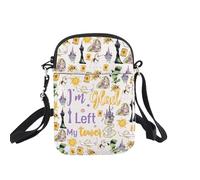 Sac à bandoulière avec inscription « I'm So Glad I Left My Tower » - Cadeau pour les fans de cinéma