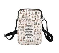 Sac à bandoulière avec personnage de dessin animé, cadeau pour les amateurs de littérature, contes de fées, livres d'histoire, sac à main en bandoulière, 2575 Sac à bandoulière pour fille, medium