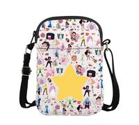 Sac à bandoulière avec personnages de dessins animés de l'univers Steven - Cadeau idéal pour les fans de dessins animés, Universe Star CB Uk2, INCHES