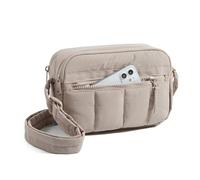 Sac à bandoulière avec poche en PVC et double fermeture éclair | Poche en PVC et compartiments en maille pour l'organisation, deux sections principales pour le rangement et les besoins de
