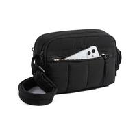 Sac à bandoulière avec poche en PVC et double fermeture éclair | Poche en PVC et compartiments en maille pour l'organisation, deux sections principales pour le rangement et les besoins de