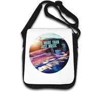 Sac à bandoulière avec slogan « It's More Than Just Music » - Blanc, blanc, Taille unique