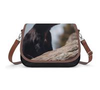 Sac à bandoulière Big Brown Bear pour femme, sac à bandoulière en cuir, bandoulière amovible réglable, sacs mains libres