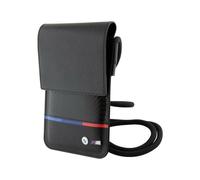 BMW Sac BMOWBPUCARTCBK Sac à Main Sac Noir Carbone Tricolor Line