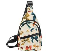 Sac à bandoulière Bones Cat Dog Tracks pour femmes et hommes - Sac à bandoulière fourre-tout - Sac à dos banane de voyage, Multicolore 17., 11.8x7x1.5in/30x18x4cm