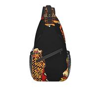 Sac à bandoulière, Carte Africaine Motif Ethnique imprimé Sac à Dos à bandoulière pour décontracté épaule Femmes et Hommes