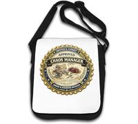 Sac à bandoulière certifié Chaos Management Division Blanc
