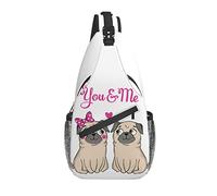 Sac À Bandoulière Chien Mignon Avec Toi, C'Est Moi Petit Sac À Bandoulière Casual Élégant Sling Épaule Cross Body Bag, Pour Randonnée, Voyage, Excursion