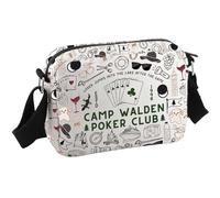 Sac à bandoulière classique inspiré du film Hallie&Parker, cadeau pour fan du film Camp Walden Poker Club, Poker Club Hkb UE, 8.27 Inches × 5.91 Inches × 0.79 Inches
