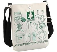 Sac à bandoulière classique pour fan de Hallie&Parker - Cadeau pour fan des années 90 Let's Get Together Yeah Summer Camp, Let's Get Cb Eu, 8.27 Inches ×6.5 Inches × 0.79 Inches