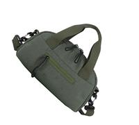 Sac à bandoulière compact de voyage en nylon imperméable, intérieur spacieux pour les amateurs de fitness, sac à bandoulière en nylon résistant à l'eau, Vert, One Size