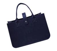 Sac à bandoulière compact en feutre - Construction pratique - Panier à jouets pliable - Entretien facile - Utilisation quotidienne - Sac à main, bleu marine, One Size