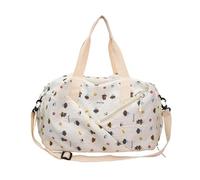 Sac à bandoulière compact en nylon résistant aux déchirures avec bandoulière ergonomique pour femme, blanc, One Size