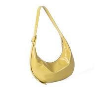 Sac à bandoulière contemporain Arnpit Style coréen Design unique Décontracté Tendance Pour un usage quotidien Femmes à la mode, jaune, One Size