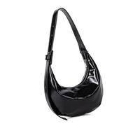 Sac à bandoulière contemporain Arnpit Style coréen Design unique Décontracté Tendance Pour un usage quotidien Femmes à la mode, Noir , One Size