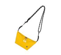 Sac à bandoulière contemporain en tissu Oxford résistant avec sangle réglable pour diverses occasions, Jaune, Mass Beauty