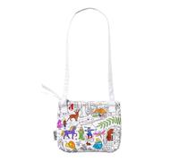 Sac à bandoulière - Contes et légendes Eat Sleep Doodle - Blanc/multicolore - 22x18 cm - Enfant