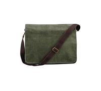 Sac à bandoulière courrier toile Quadra Vintage - vintage military green - TU