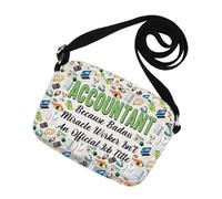 Sac à bandoulière CPA pour analyste de données, comptable, comptable, finance, Accountantbag, Medium