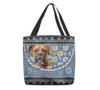 Sac À Bandoulière Daisy Jean, Le Boxer Durable Sac De Gym Avec Poches Tote Bag Pour Plage Piscine L‘École