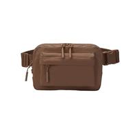 Sac à bandoulière de couleur unie pour homme et femme - Sac banane tendance résistant à l'eau, caramel