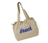Sac à bandoulière de grande capacité avec cordon de serrage sous les bras pour étudiants, sac à main d'école, sac à main style coréen, grande capacité d'épaule, kaki, One Size