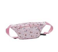 Sac à bandoulière de grande capacité avec motif teckel de dessin animé japonais, sac banane décontracté pour femme, adolescente, pochette de voyage décontractée, a, Beauté de masse