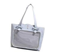 Sac à bandoulière de grande capacité mettant en valeur la culture de l'anime japonais, sac à main décontracté sous les bras pour campus, shopping et loisirs, sac de transport quotidien, bleu, One Size