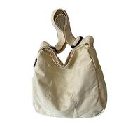 Sac à bandoulière de grande capacité pour homme, sac à bandoulière japonaise, sac d'école, sac à bandoulière unique, beige, One Size