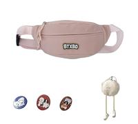 Sac à bandoulière de style japonais pour fille et femme - Jolie ceinture tendance - Taille poitrine - Petit sac à bandoulière pour la course à pied, K, L, Beauté de masse