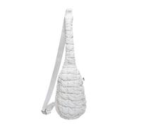 Sac à bandoulière de voyage pratique avec sangle réglable pour ranger le téléphone des femmes, Blanc, Bohème