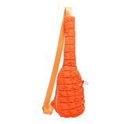 Sac à bandoulière de voyage pratique avec sangle réglable pour ranger le téléphone des femmes, Orange, Bohème