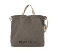 Sac à bandoulière d'école, sac à bandoulière tendance en toile pour fille et femme, sac à main polyvalent artistique et littéraire 2023, gris, One Size