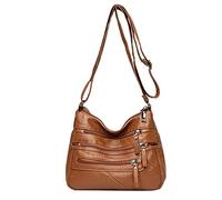 Sac à bandoulière décontracté à bandoulière réglable pour femme - Sac en cuir sur l'épaule pour homme, BW2., Taille unique