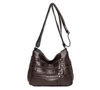 Sac à bandoulière décontracté à bandoulière réglable pour femme - Sac en cuir sur l'épaule pour homme, BW1., Taille unique