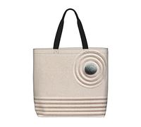 Sac à bandoulière décontracté avec pierres Zen japonaises, sac à main réutilisable, sac d'épicerie de voyage, fourre-tout cadeaux pour femmes