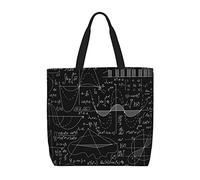 Sac à bandoulière décontracté en mathématiques, sac à main réutilisable, sac d'épicerie de voyage, fourre-tout cadeaux pour femmes