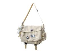 Sac à bandoulière décontracté en nylon de grande capacité, sac à bandoulière japonais, Kawaii, Harajuku, outillage, vent, rue, tendance, sangle unique, ouverture à fermeture éclair, coutures de