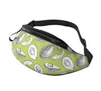 Sac à bandoulière décontracté pour Homme et Femme, idéal pour Le Sport, la Course à Pied, Les Mains Libres, la Ceinture, l'art Blanc et l'avocat