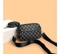 Sac à bandoulière diagonal pour hommes, deux pièces mini, sac à bandoulière petit, portefeuille zero, sac banane pour hommes, sac à bandoulière, sac carré mini avec porte-monnaie, étanche avec sangle 