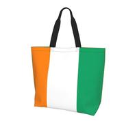 Sac à bandoulière drapeau de la Côte d'Ivoire. Élégant imprimé sur toute la surface, style féminin, léger, grande capacité pour un usage quotidien