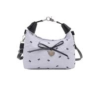 Sac à bandoulière élégant avec nœud papillon coréen modifiable en tissu PU fin et permanent, Bleu, Beauté de masse